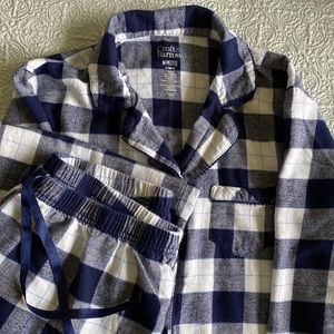 Petite Flannel Pajamas - top and pants